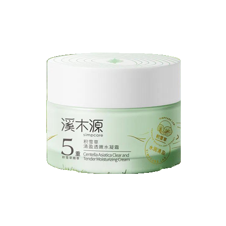 溪木源積雪草輕盈透嫩水凝霜