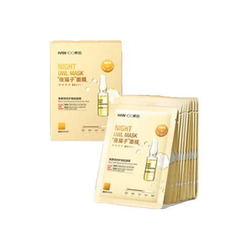 韓后黑酵母修護煥顏面膜