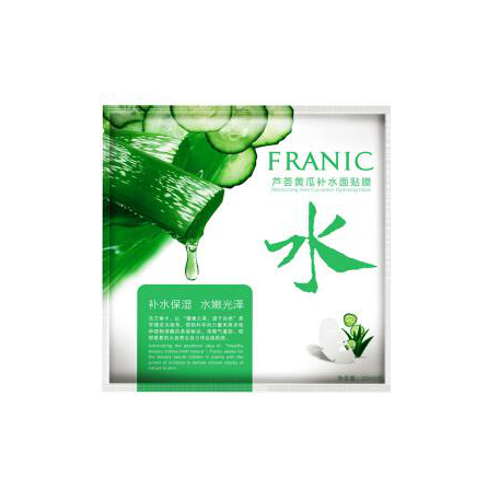 FRANIC法蘭琳卡蘆薈黃瓜補水面貼膜
