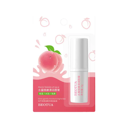 泊蝶水蜜桃嫩滑潤唇膏
