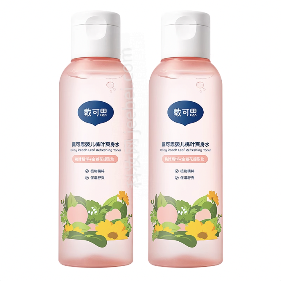 戴可思嬰兒桃葉爽身水