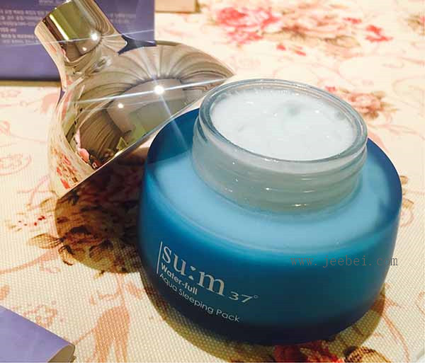 sum蘇秘37水漾沁潤保濕睡眠面膜怎么樣