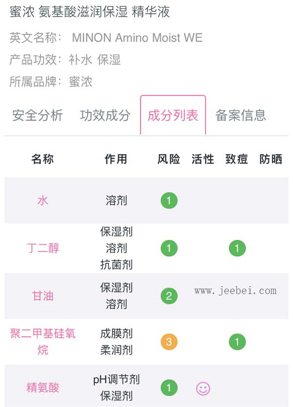 蜜濃氨基酸滋潤保濕精華液怎么樣 蜜濃氨基酸滋潤保濕精華液使用測評