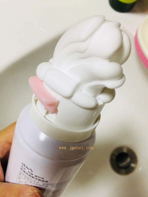skin79玫瑰花泡沫洗面奶使用測評