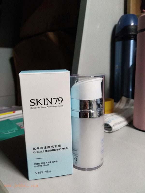 skin79氧氣泡沫面膜的用法和使用測評