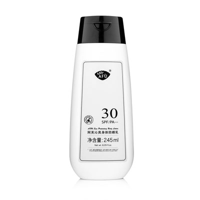 阿芙沁爽身體防曬乳SPF30 PA+++