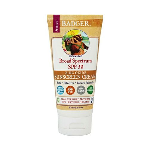 Badger 天然保濕防水防曬霜 SPF30