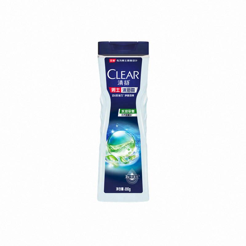 CLEAR清揚男士平衡控油沐浴露 水潤平衡