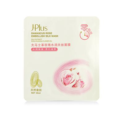 靜佳Jplus大馬士革玫瑰水潤天絲面膜