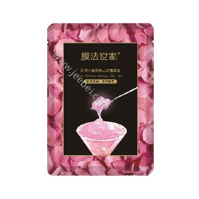 膜法世家玫瑰水嫩亮膚晶凍面膜貼