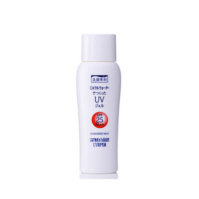 洗顏專科礦物質水清透防曬乳液SPF25PA++