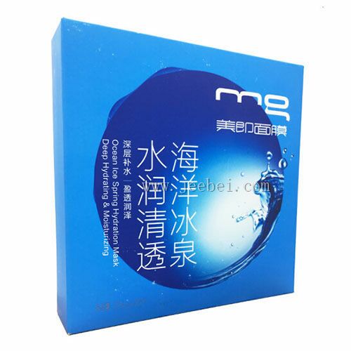 美即海洋冰泉水潤清透面膜