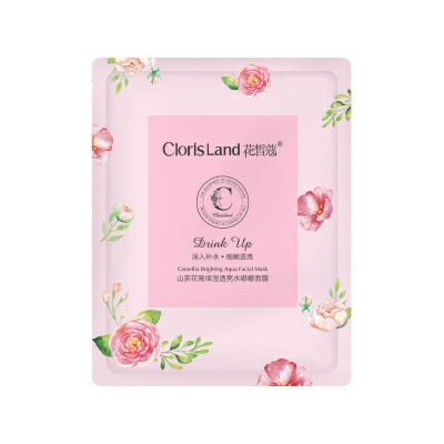 ClorisLand花皙蔻山茶花高保濕透亮水嘟嘟面膜