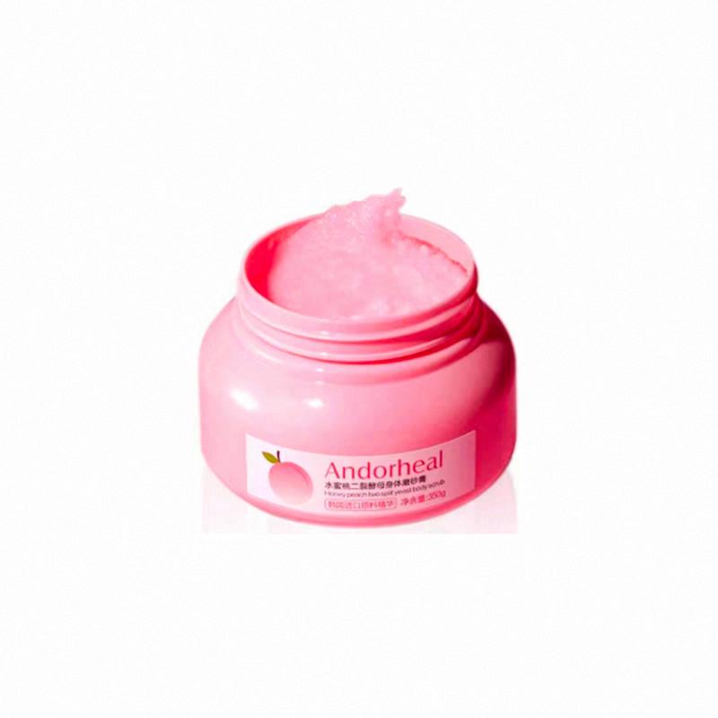 Andorheal水蜜桃二裂酵母身體磨砂膏