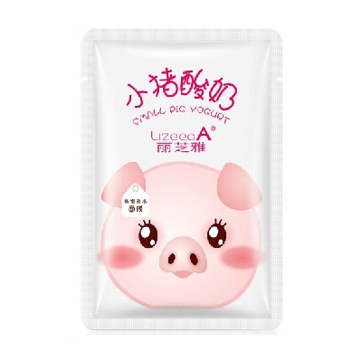 麗芝雅小豬酸奶嫩滑補水面膜